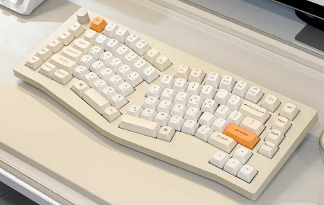 파스텔 톤으로 완성한 홈오피스, 키크론 V10 PRO SE 레트로 파스텔