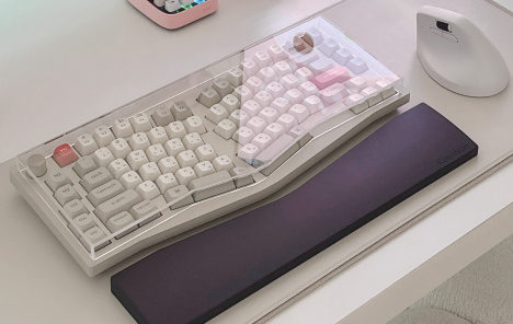 핑크빛 레트로 힐링 데스크, 키크론 V10 PRO MAX 레트로