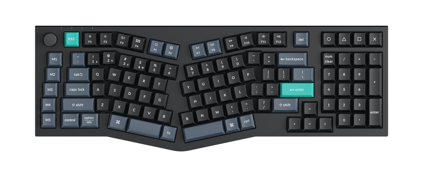Keychron B39 앨리스 배열 — 상단 뷰