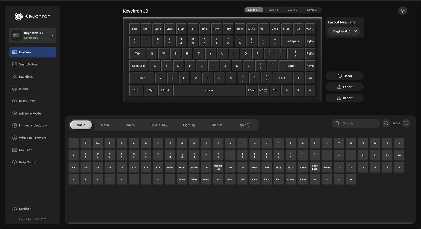 Keychron Launcher — 브라우저에서 키 배열 변경