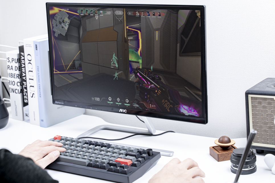 키크론 eX75 TMR 래피드 트리거 키보드 후기, 발로란트 게이밍 키보드 추천