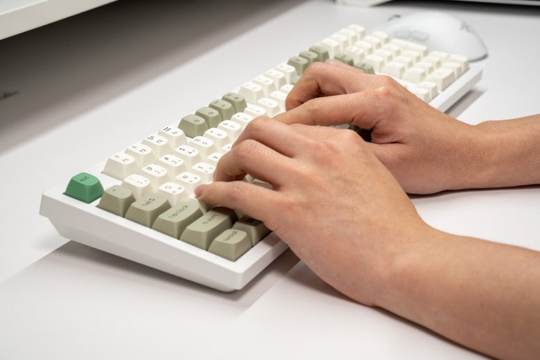 사무용 기계식 키보드, 키크론 K10 PRO SE2 저소음 타건감 굿!