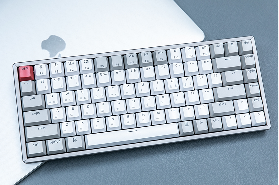 키크론 K2 Retro 알루미늄 기계식 핫스왑 적축 블루투스키보드