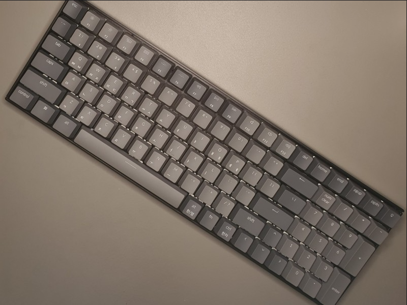 키크론 K4 White LED 기계식 적축, 건강과 편의를 다 잡은 최고의 사무용 키보드