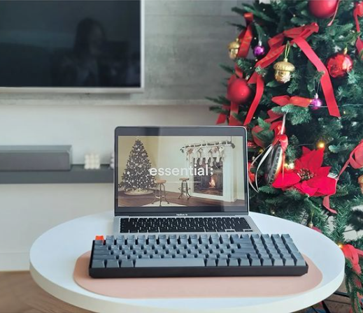 키크론 K4 White LED 적축 무선 기계식 키보드