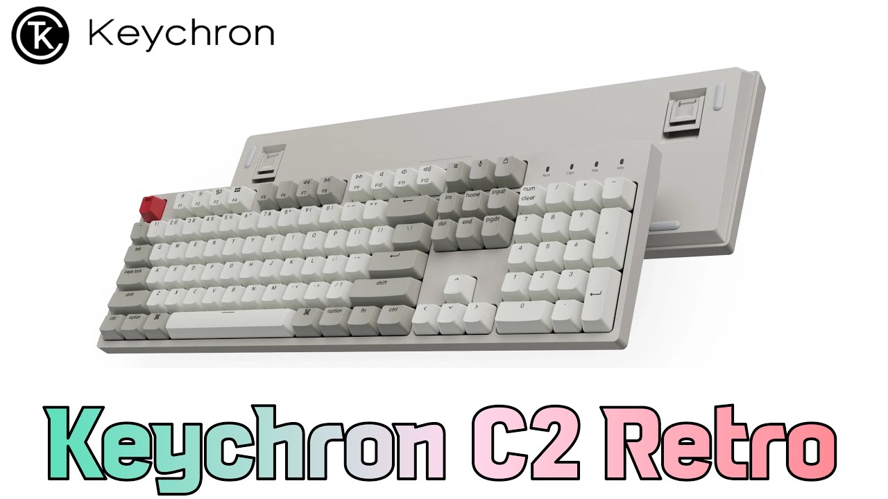 키크론 C2 레트로 리뷰! 옛날 느낌 그대로! 그리고 사무실, 가정 그리고 격투 게임용으로도 좋은! 가성비 좋은 키크론 키보드!