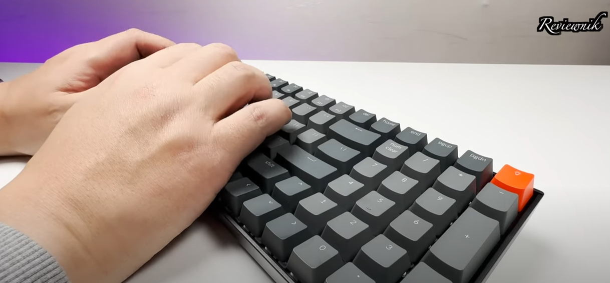 키크론 K4 화이트LED 풀배열을 컴팩트하게! 무선키보드 기계식 적축 블루투스 키보드