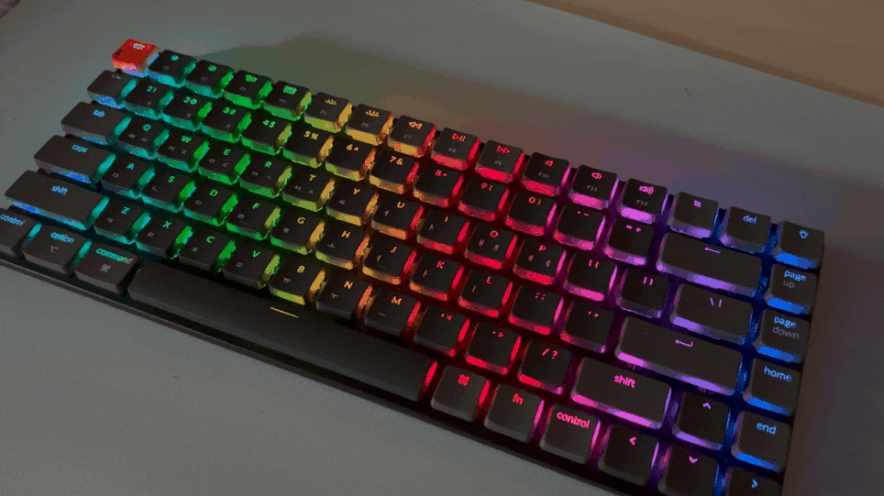 키크론 K8 Pro SE 레트로 기계식 무선 키보드 바나나축, 실리콘 팜레스트 리뷰