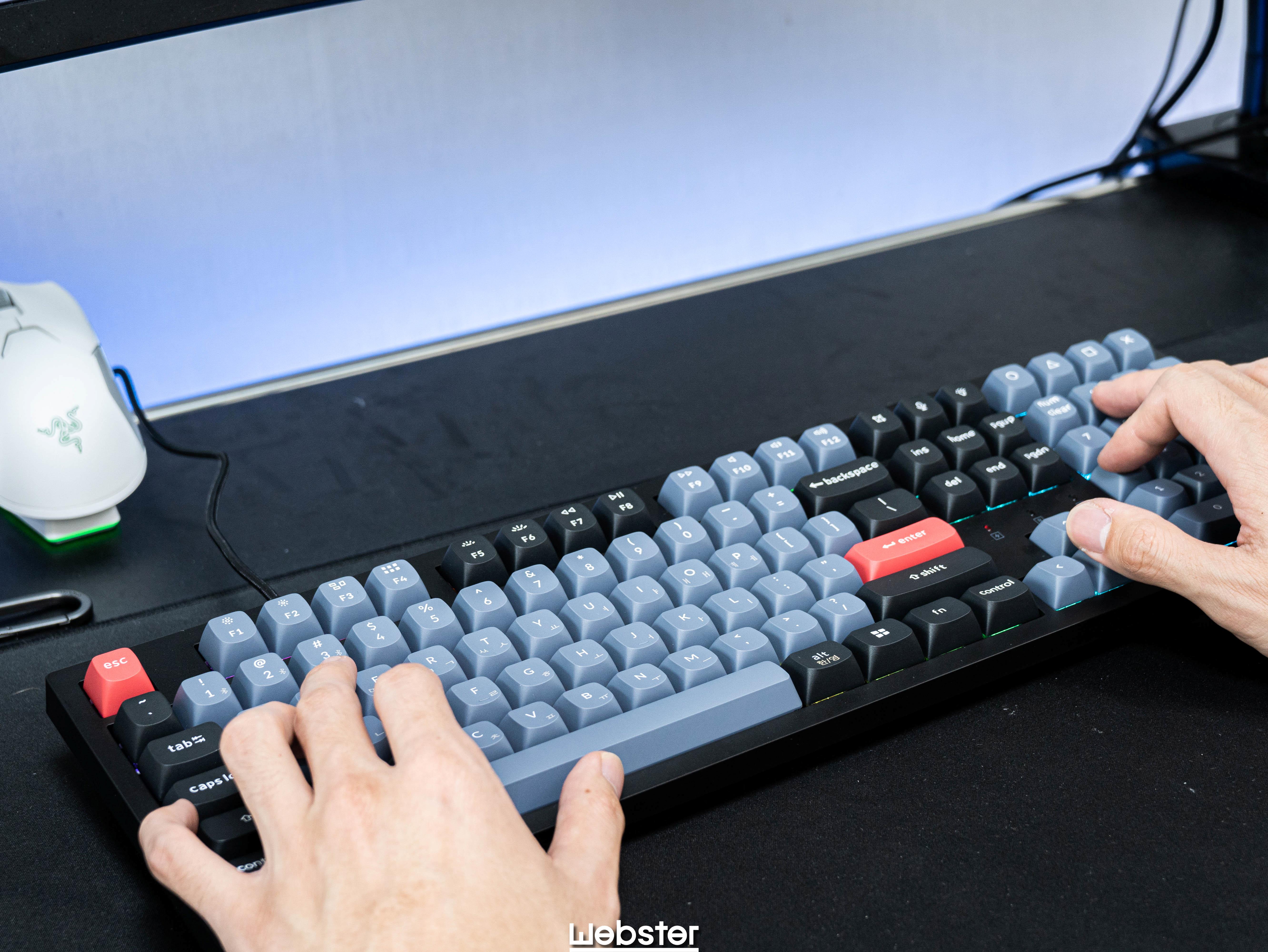 풀배열 커스텀 게이밍 키보드 키크론 레모키 X3 (feat 키저바)