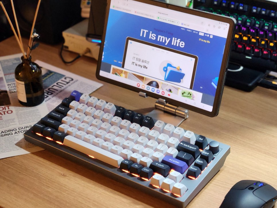 무선 기계식 키보드 키크론 Q1 PRO 노브 바나나축 리뷰