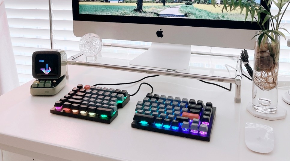 키크론 Q11 Knob 유선 스플릿 기계식 키보드, 키보드가 반으로 갈라지다?!