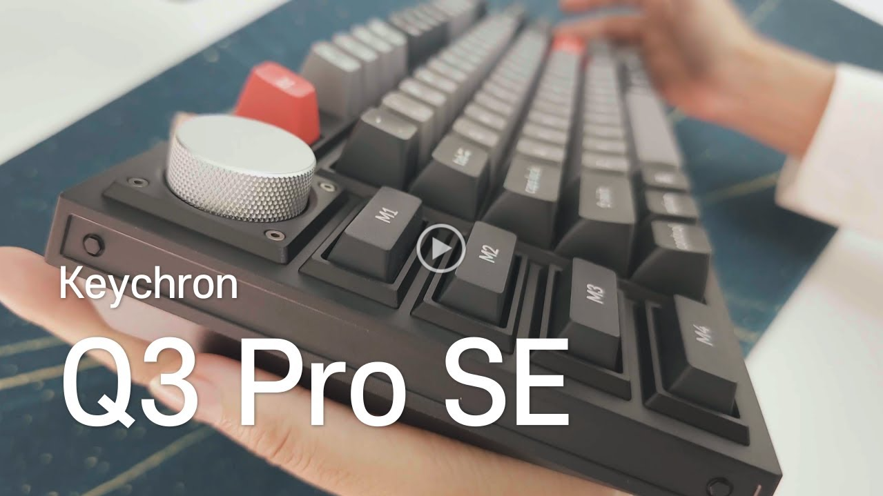 맥으로 영상편집 등 빡센 업무를 한다면 추천할만한 키보드!│언박싱 & 키보드 타이핑 ASMR│Keychron Q3 Pro SE