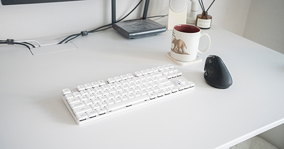 무선 기계식 블루투스 키보드, 키크론 K1 SE 화이트 텐키리스