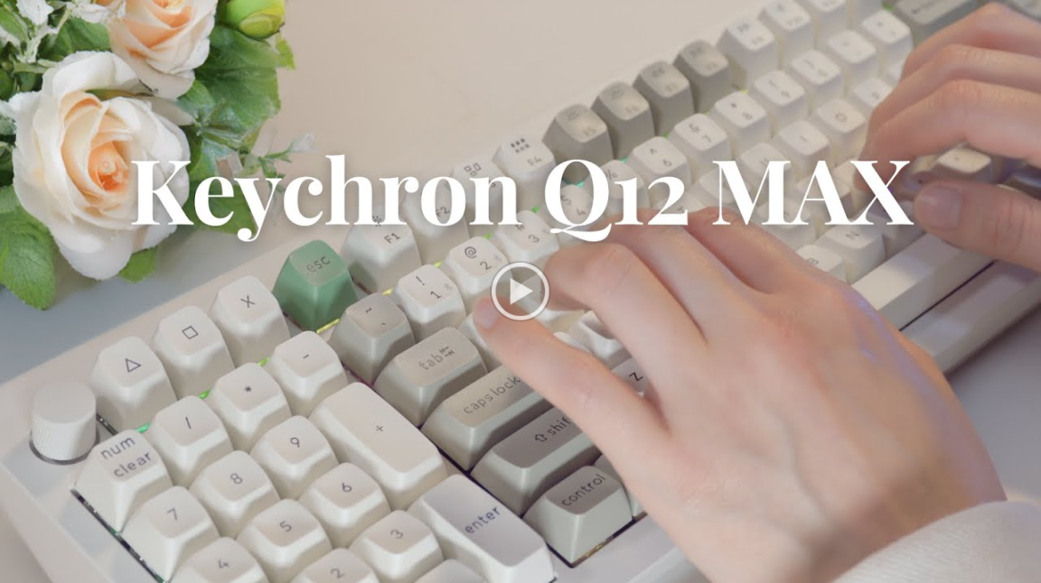 마우스를 떼지않고도 숫자키패드를 칠 수 있다면? 키패드와 75배열을 합친 Keychron Q12 MAX 리뷰