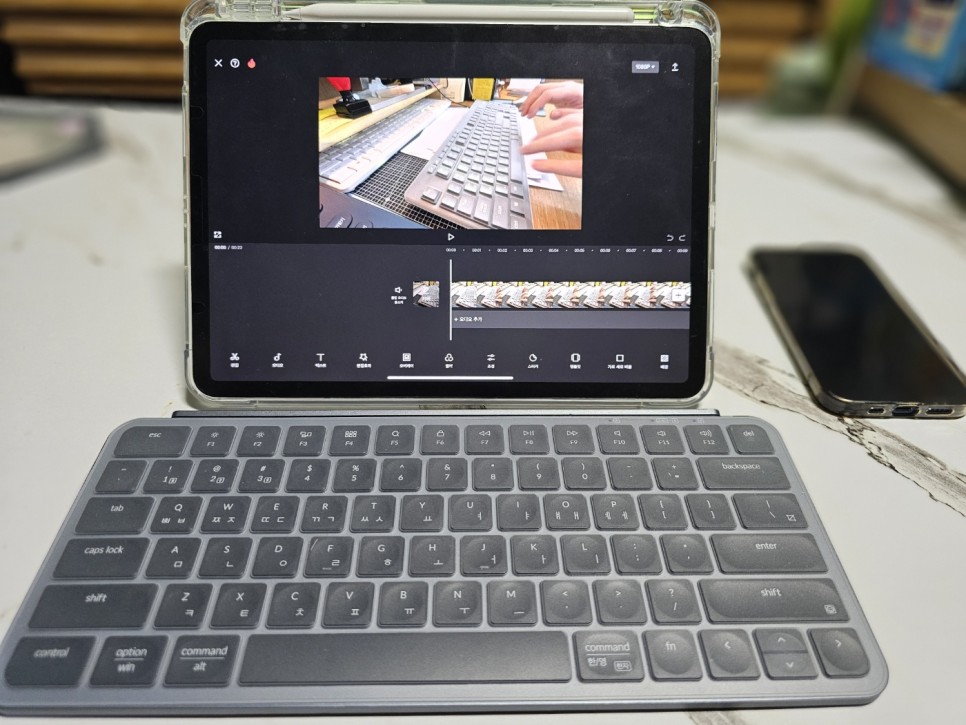 아이패드 프로 무선 키보드 추천 키크론 B1 만족스러운 실사용 후기