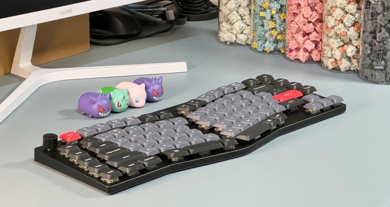 키크론 K15 PRO 손목 어깨 보호에 최고인 로우프로파일 앨리스 키보드