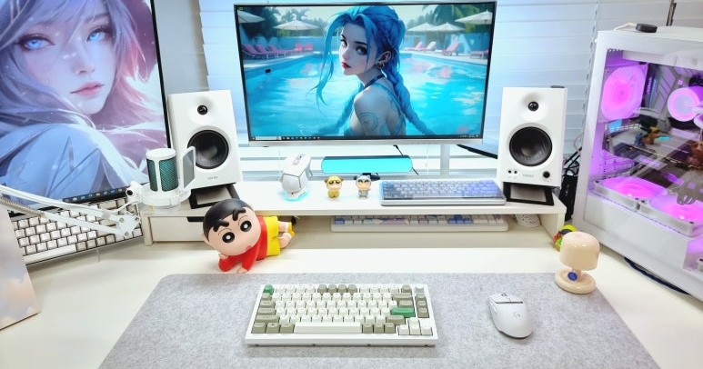 입문 기계식 키보드 추천 키크론 V1 MAX 주피터 바나나축 사용기