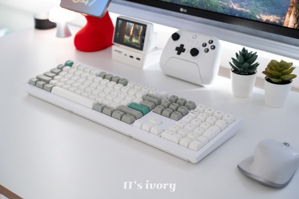 애플 무선 기계식 키보드 키크론 V6 PRO MAX 저소음 바나나축