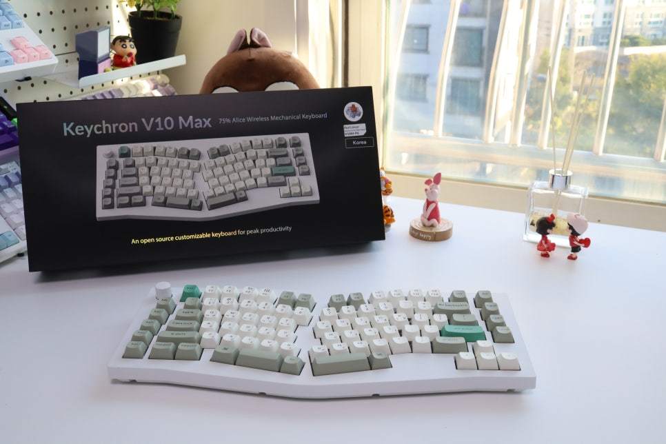 편안한 인체공학 저소음 키보드 키크론 V10 PRO MAX 앨리스배열 후기